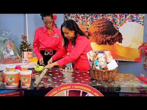 Putting Together an Ice Cream Gift Basket - B's Homemade Ice Cream Style