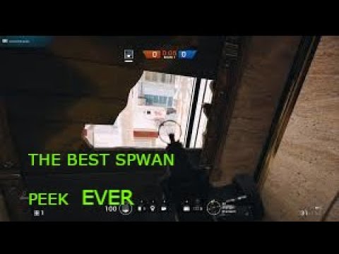 THE 5 BEST SPAWN PEEK ON BANK - RAINBOW SIX SIEGE
