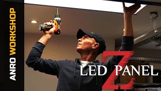 Videó: Csináld magad: Z alakú alu profilból LED panel tartó házilag