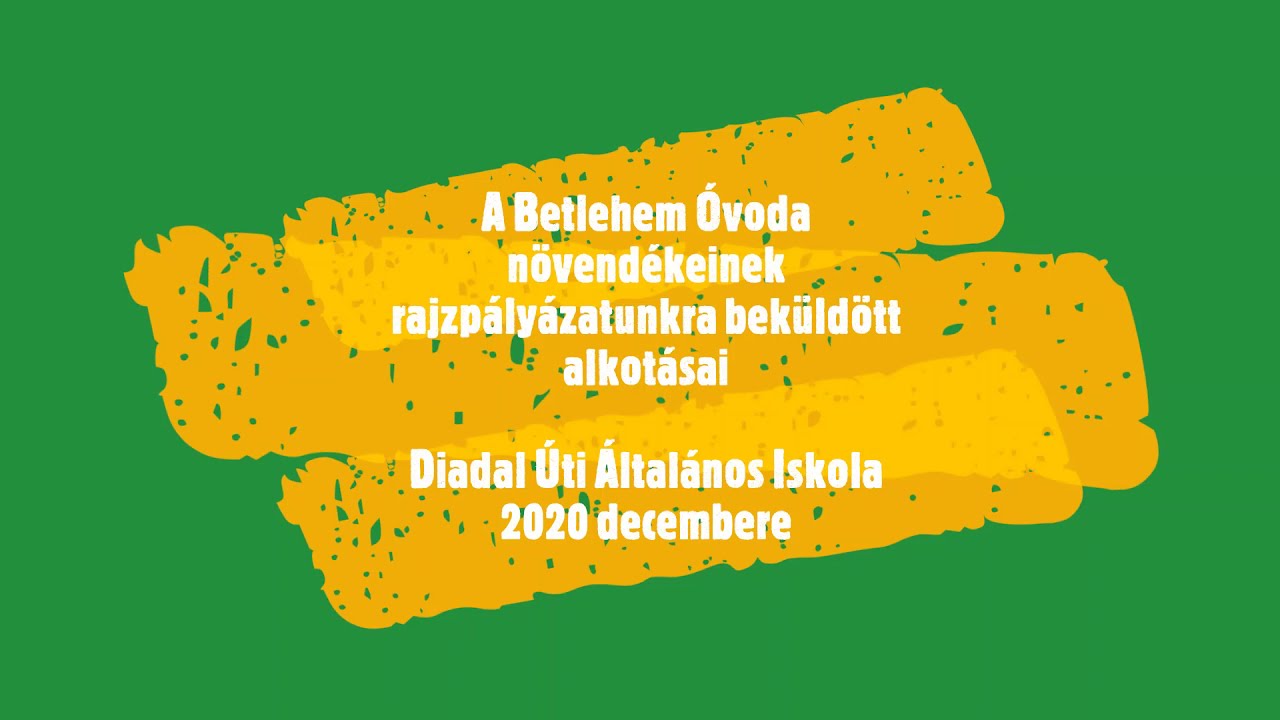 Betlehem Óvoda rajzpályázati munkái 2020.12.