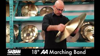 Video thumbnail for SABIAN AA Marching Band Cymbals 18 in. by Music & Arts