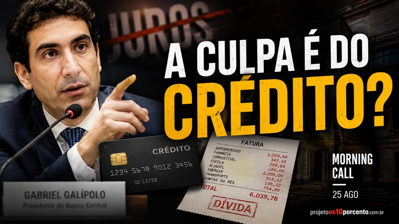 Morning Call | Galípolo explica dívida recorde pelo avanço do crédito e tira o juro da discussão