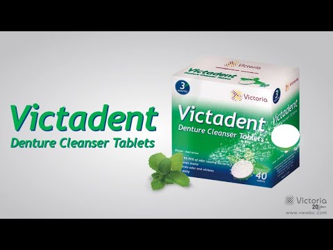 Victadent Denture Cleanser Tablets