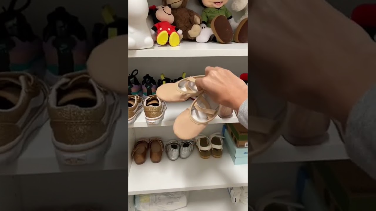 My 27 month old toddler gets ready for ballet class! #shorts