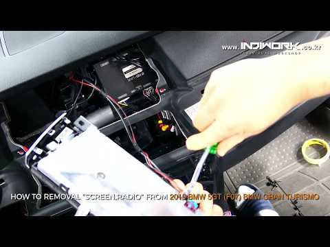 How to removal screen,radio from 2015 BMW 5GT(F07) by 인디웍 indiwork