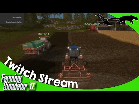 Twitch Stream: Farming Simulator 17 XBOX One Goldcrest Valley 10/25/2016 P1