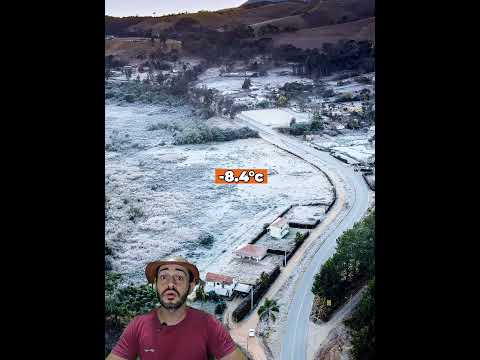 Maria da Fé é a Cidade mais Fria de Minas Gerais que chega a registrar Temperaturas abaixo de Zero