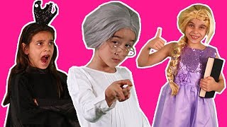 PRINCESSES GO BACK TO SCHOOL | Boring Lesson Made Fun | Teacher Transformed to Princess Magic