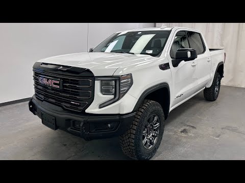 2026 GMC Sierra 1500 Crew Cab Short Box 4-Wheel Drive AT4X in White for sale at Davis GMC Buick Lethbridge in Lethbridge, AB