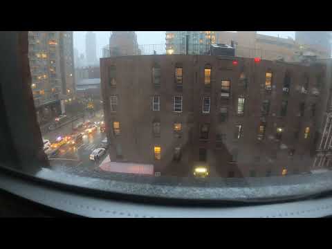 Winter Storm 12/16 2020 Timelapse Upper East Side NYC