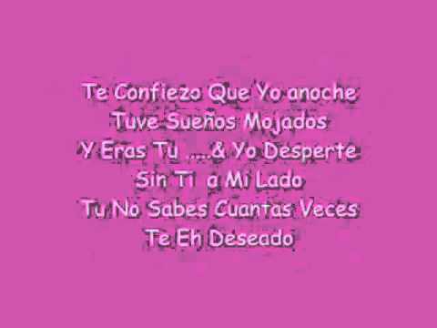 sueños mojados   Joan  O`Neill LETRA