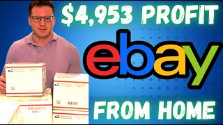 I Made $4,953 Profit on eBay in 3 Weeks – From Home