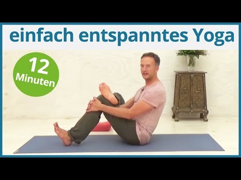 simply relaxed yoga in the evening | 12 minutes