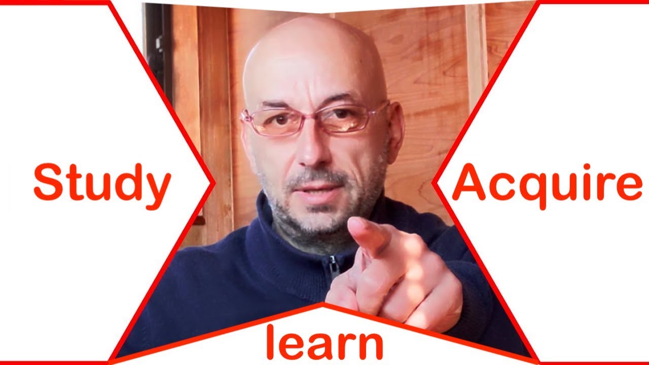 Do adults Acquire or Study or Learn foreign languages?