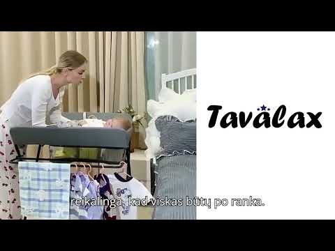 Kudikiu Vystymo stalas Tavalax Juodas video