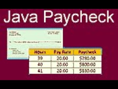 Java Paycheck