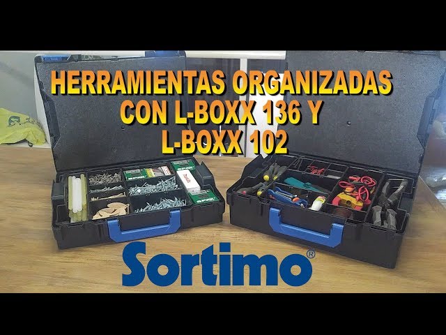 Vídeo relacionado con Juego de Cajitas Piezas Sistema de Ordenación con Cubierta Acolchada para Bosch Sortimo L-BOXX 102 | También Apto para Die Neue L-BOXX G4 - Modelo 102, F3