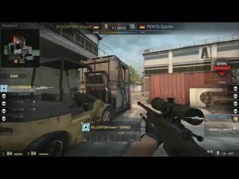 CS:GO - PENTA Celebrating Too Early vs KILLERFISH @ ESL Meisterschaft