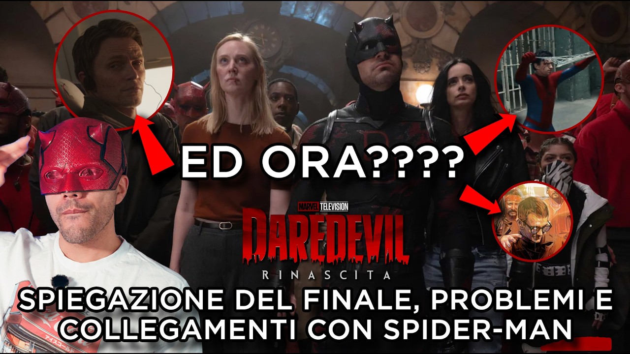 DAREDEVIL RINASCITA 2: ANALISI, SPIEGAZIONE DEL FINALE E COLLEGAMENTI CON SPIDER-MAN. ED ORA???
