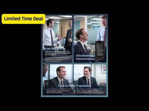 AI Translation Earbuds Real Time - 144 Language  (link in Description)