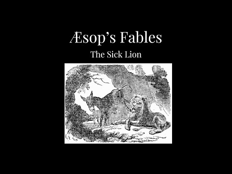 The Sick Lion from Æsop's Fables