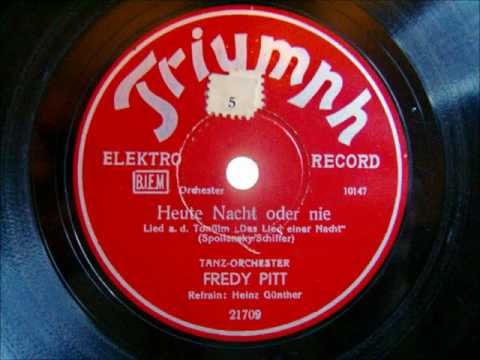 Oscar Joost - Paul Dorn - Heute Nacht oder nie - Foxtrot - 1932