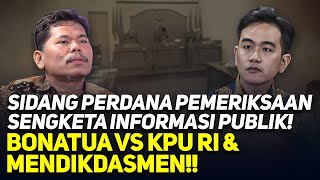 Download lagu LIVE! SIDANG PERDANA PEMERIKSAAN SENGKETA INFORMASI PUBLIK! BONATUA VS KPU RI & MENDIKDASMEN!! mp3