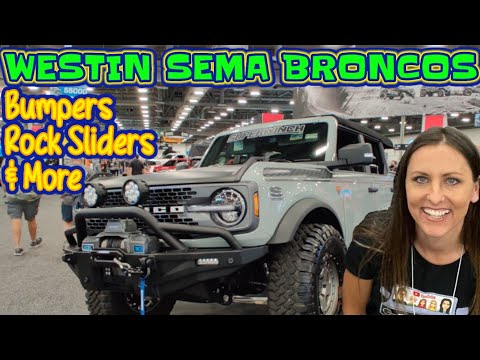 Westin Bumper, Rock Sliders, Steps, Swing Gate, Superwinch, lights, & Accessories for the New Bronco