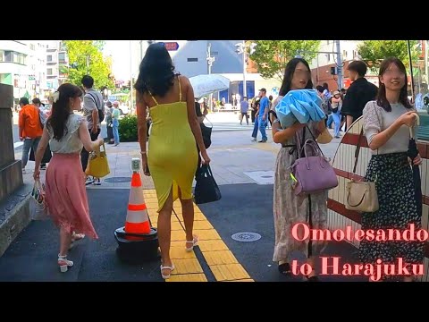 Omotesando to Harajuku Tokyo walking tour【4K】10.2023-12