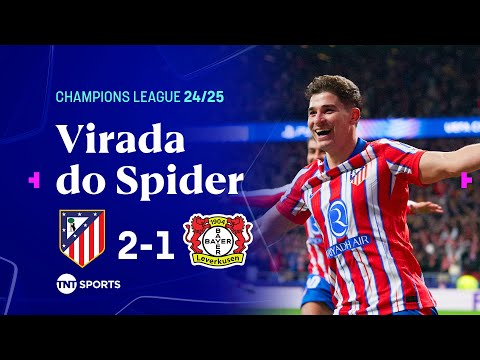 Gols e lances de Atlético de Madri x Bayer Leverkusen
