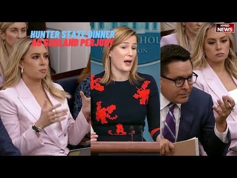 WH Defends Hunter Biden Attending State Dinner, No Comment AG Garland Committed Perjury