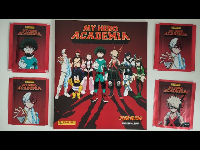 Vídeo relacionado con manuelkant Álbum ITA + Box de 36 sobres de cromos para la colección de My Hero Academia Plus Ultra Sticker Collection Panini