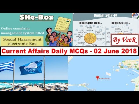 Current Affairs MCQs- 2 June 2018 - UPSC/ IAS/ PCS/ SSC CGL/ IBPS/ SBI/ RBI-The Hindu, PIB- in Hindi