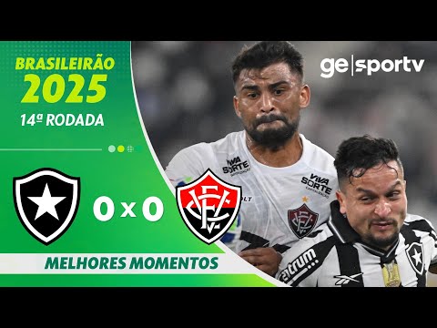 Gols e lances de Botafogo x Vitória