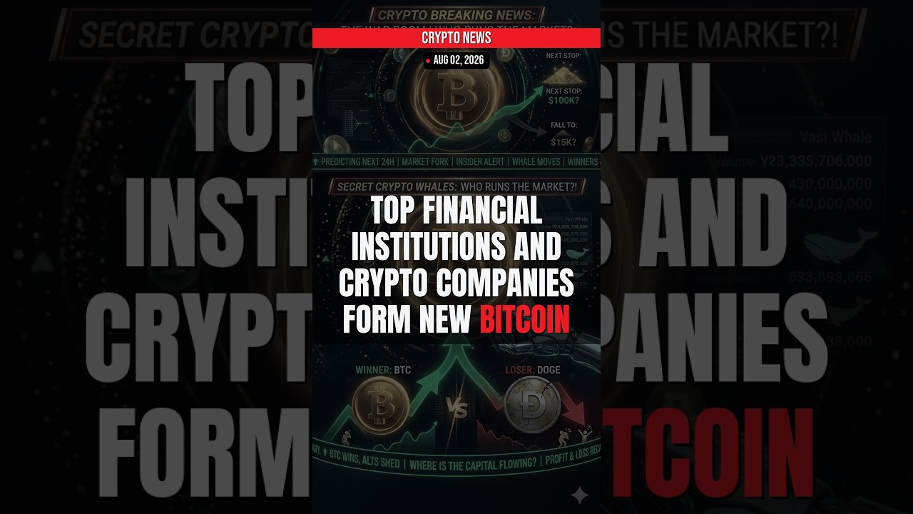 BREAKING: Top Financial Institutions and Crypto Companies Fo — Crypto News Aug 02, 2026