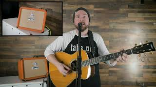 Video thumbnail for ORANGE Crush Acoustic 30 Combo Amp - Trey Sings The Reviews! | GEAR GODS by Trey Xavier