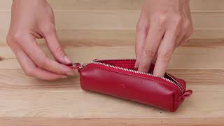 Женская кожаная ключница Grande Pelle 11341 красный