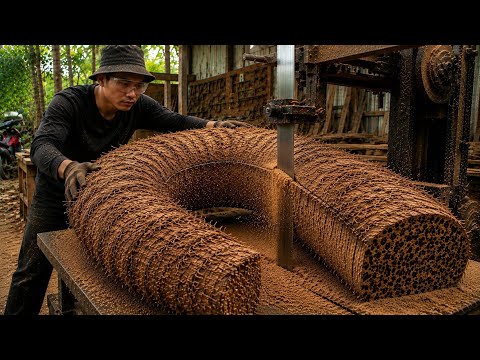 It's Unbelievable How Beautiful Coconut Wood Can Be - Millions of People Don't Know This.