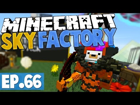 Minecraft Sky Factory 2.5 - STAFF OF POWER & UNSTABLE NUGGETS! #66 [Modded Skyblock]