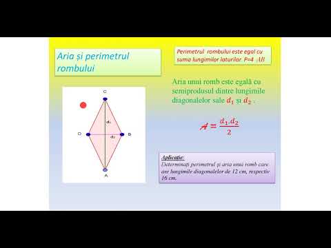 Aria și perimetrul patrulaterelor E.C.D. BUJOR VIORICA