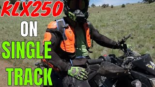 Download lagu Can the KLX250 do single track? opinion and impressions of the KLX250 on tighter stuff mp3