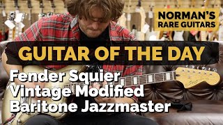 Video thumbnail for Guitar of the Day: Fender Squier Vintage Modified Baritone Jazzmaster | Norman's Rare Guitars by Normans Rare Guitars
