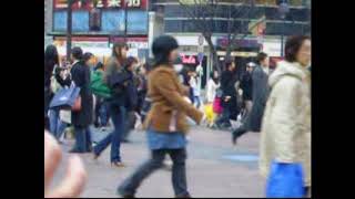 2006年東京ある所、どこかなぁ？渋谷？大概是東京澀谷街頭