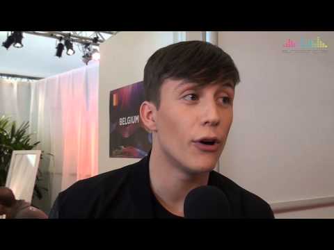 Interview Loïc Nottet na eerste generale repetitie - Eurovision 2015 Belgium