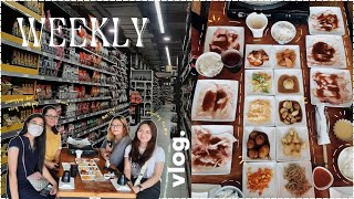 Weekly Vlog | samgyup with friends & grocery shopping (samgyup onyok 199) 🥢