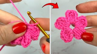 How to Crochet Easy Flower Pattern – Simple Motif for Beginners 🌸