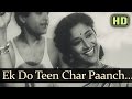 Ek Do Teen - Parivaar Songs - Jairaj - Usha Kiran - Asha Bhosle - Hemant Kumar