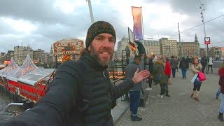 Walking Through the Streets of Amsterdam, Netherlands
