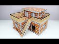 How To Make A Beautiful Matchbox House 3 DIY Matchbox Building Matchbox Craft Miniature House