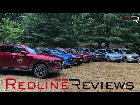 Thumbnail for 2018 Ultimate Compact SUV Off-Road Comparison – Redline: Review by Toyota, Toyota RAV4 Adventure, SUV, Mazda, Compact SUV, Volkswagen, video, Toyota RAV4, Jeep, Sedans, vide